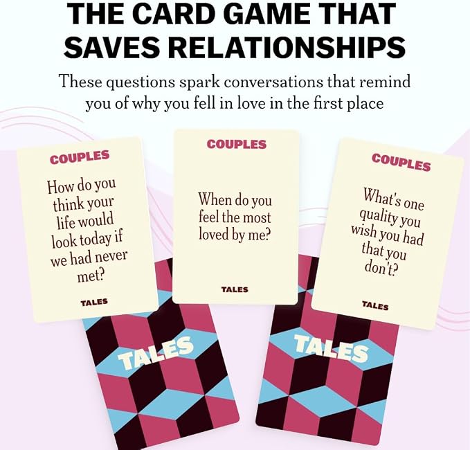 TALES 150 Conversation Starter Cards, Couples Edition, Valentines Day Gift - Image 3