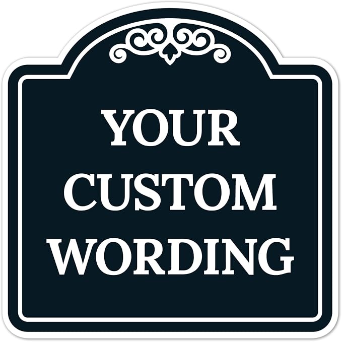 Custom Decorative Sign, Personalized Metal Sign by SigoSigns