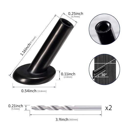 RiaYer 20 Pack 30 Degree Angle Protective Sleeves, T316 Marine Grade Cable - Image 2