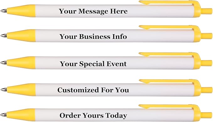 RevMark Personalized Ballpoint Pen, Custom Printed Name, Business or Event by RevMark
