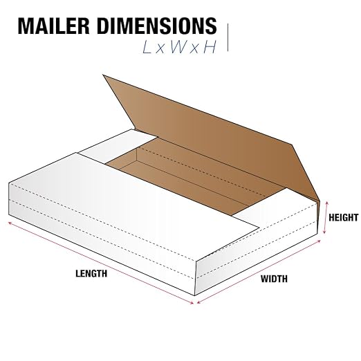Tape Logic TLM30221 Jumbo Fold-Over Mailers - Image 2