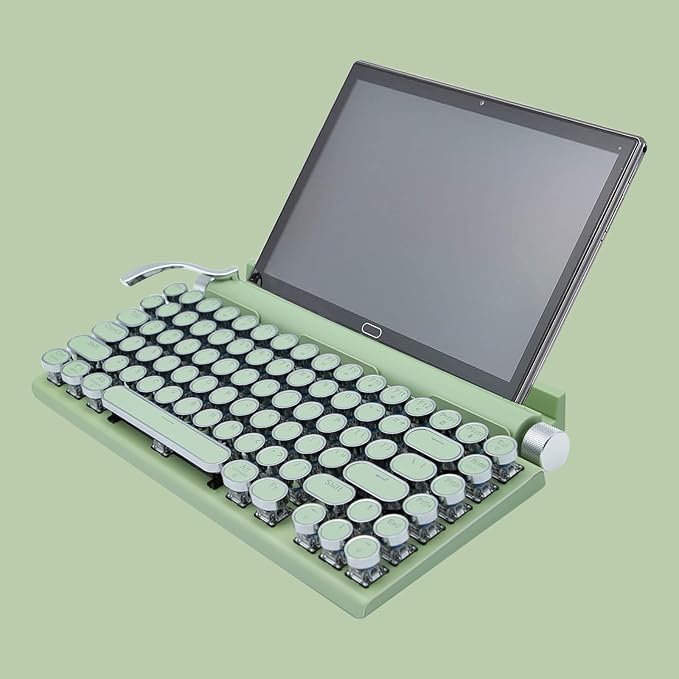 Adventurers Retro Typewriter-Style Mechanical Keyboard, 83 Keys, 75% Compact - Image 7