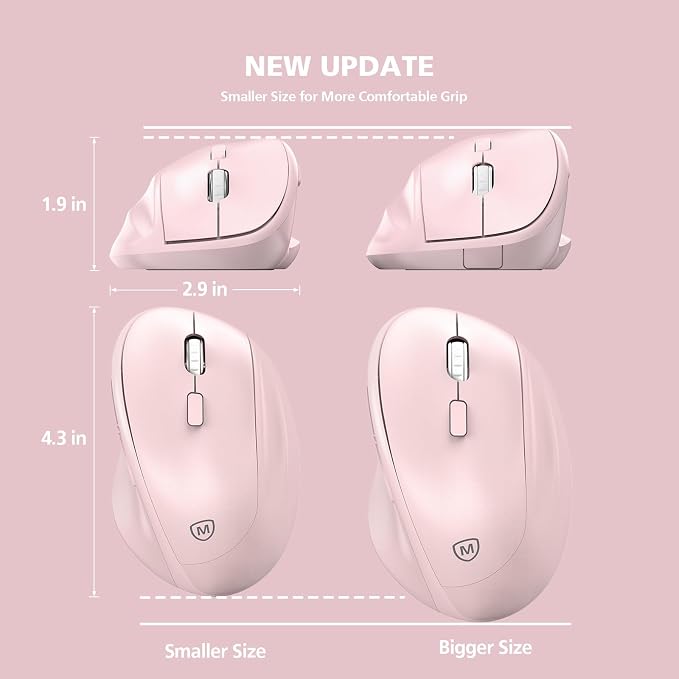 MICROPACK Digitally Yours Ergonomic Wireless Mouse - Image 8