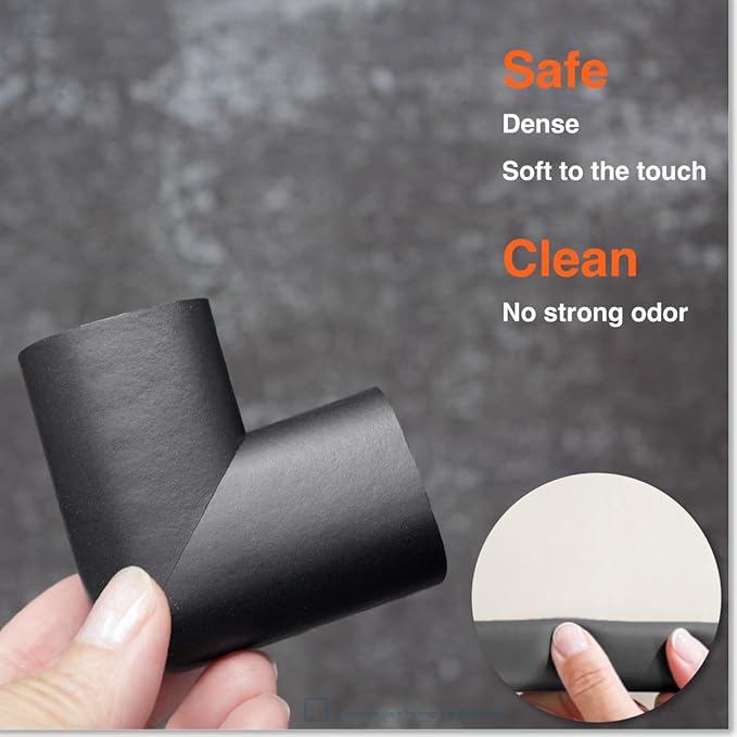 Roving Cove HeftyFit Edge Corner Protector Baby Proofing, Heavy-Duty, Soft NBR - Image 3