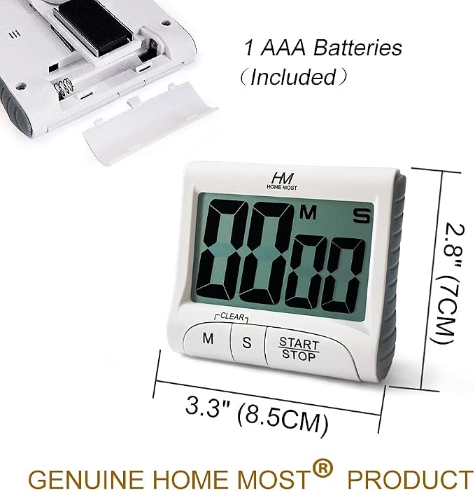HOME MOST 2-Pack Large Display Kitchen Timer - Image 6