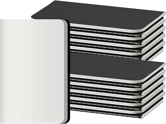 XYark Blank Pocket Notebooks, 20 Pack Small Notebook Bulk, 3.5x5.5 inch by XYark