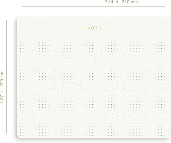 Pinesman - Mouse Pad Notepad for Professionals, 3 Pack, 9.8" x 7.9", 150 Sheets - Image 3