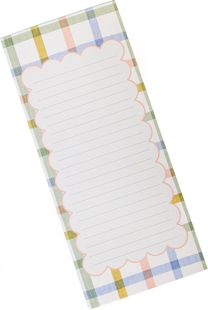 Graphique Plaid Magnetic Notepad, 100 Tear-Away Sheets - Image 3