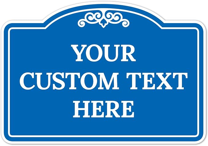 Custom Decorative Sign, Personalized Metal Sign by SigoSigns