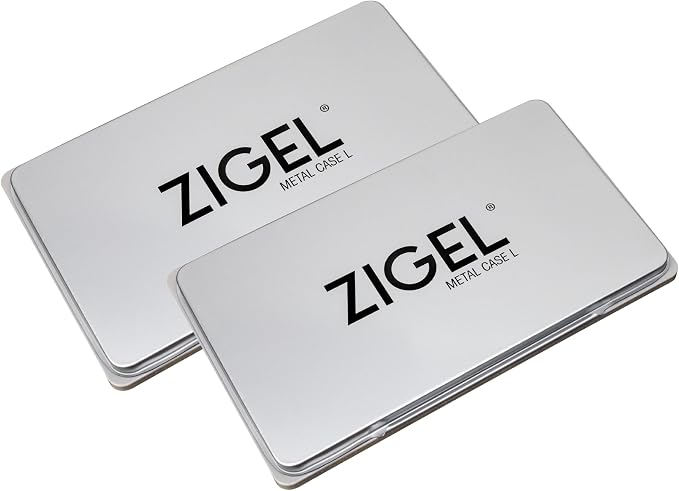 2 Pack Metal Case Stamp Pad Large Size, Dry - Image 2