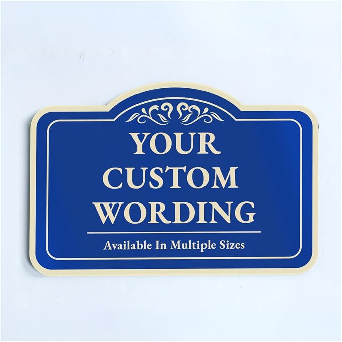 Custom Decorative Outdoor Metal Signs, Personalized Aluminum Signs, Customized by SpeedyOrders