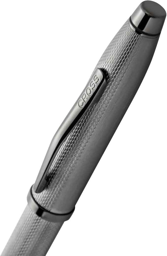 Cross Century II Polished Slate Gray Engraved Diamond Pattern