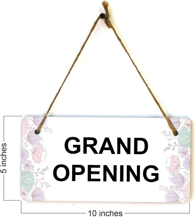 Signs ByLITA Spring Pastel Florals Personalized Hanging Wall or Door Sign | - Image 7