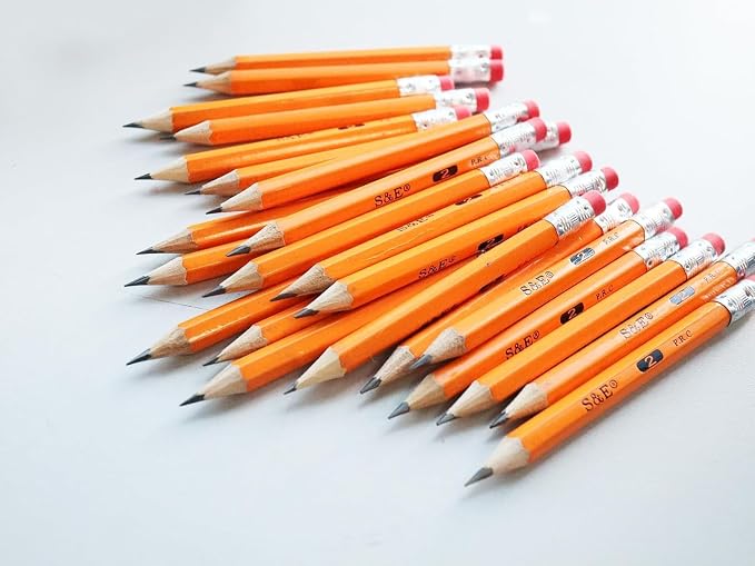 S & E TEACHER'S EDITION 400PCS 4'' Golf Pencils Pre-sharpened, Break-Resistant - Image 2