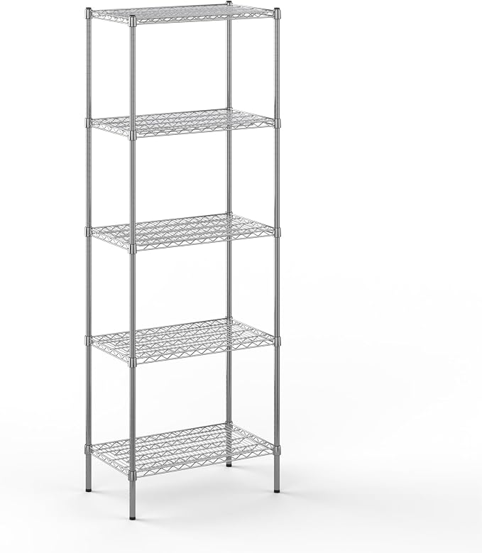 Regal Altair 18" Deep x 30" Wide x 86" Height Wire Shelving Kit | 5-Tier | NSF by Regal+Altair