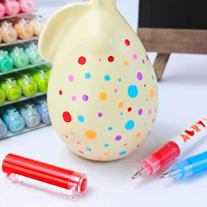 kander Acrylic Gel Pens, 12 Colors Highlighter Acrylic Gel Ink Pens