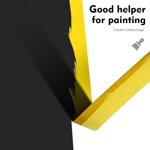 KIWIHUB Yellow Painters Tape, DIY Crafting, Decoration and School Projects - Image 3
