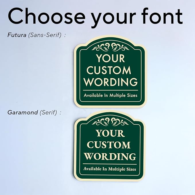 Custom Decorative Outdoor Metal, Personalized Aluminum, Customized Driveway - Image 9