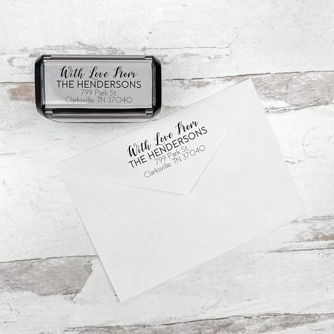 Self Inking Modern Address Stamps | Custom Return Address Stamper - Image 7