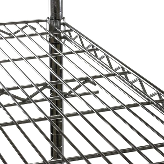 Shelving Inc. 8" d x 36" w x 64" h Chrome Wire Shelving - Image 5