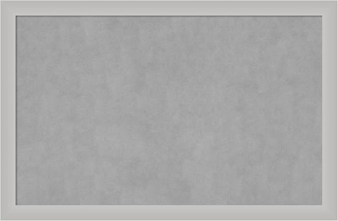 Amanti Art Silver Framed Magnetic Board 23x35 Large Vision Board by AmantiArt