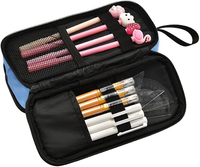 BOENLE Wolf Snowy Pencil Case Box Boys Girls Large Pencil Pouch Zipper - Image 5