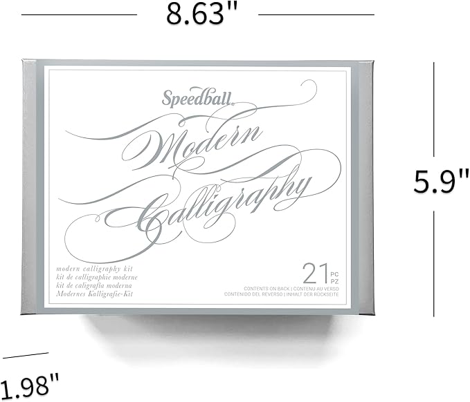 Speedball Modern Calligraphy Kit, Featuring Pen Holder, Tips Ink, Calligraphy - Image 4