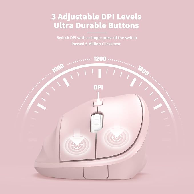MICROPACK Digitally Yours Ergonomic Wireless Mouse - Image 6