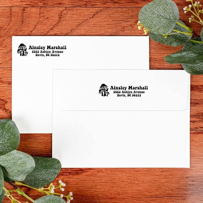 Custom Floral Address Stamp | Choose from 12 Designs | Multiple Ink Color - Image 5