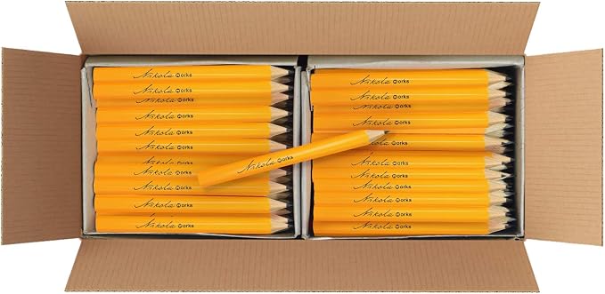 Nikola Works Mini Golf Pencils Without Erasers by Nikola+Works