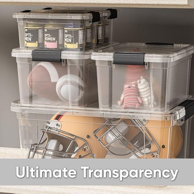 Superio Clear Storage Bins - Image 6