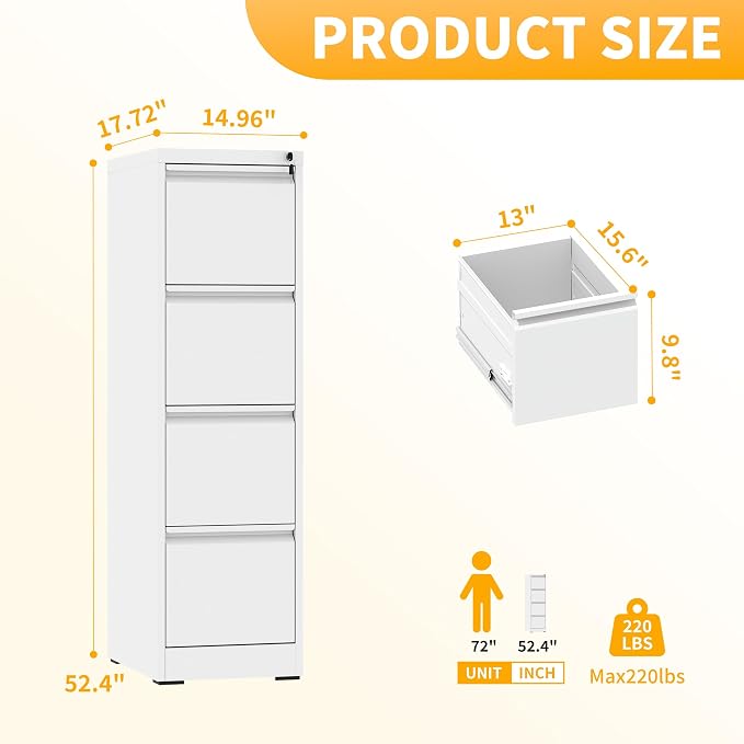 Reegangfa 4 Drawer File Cabinet - Image 3