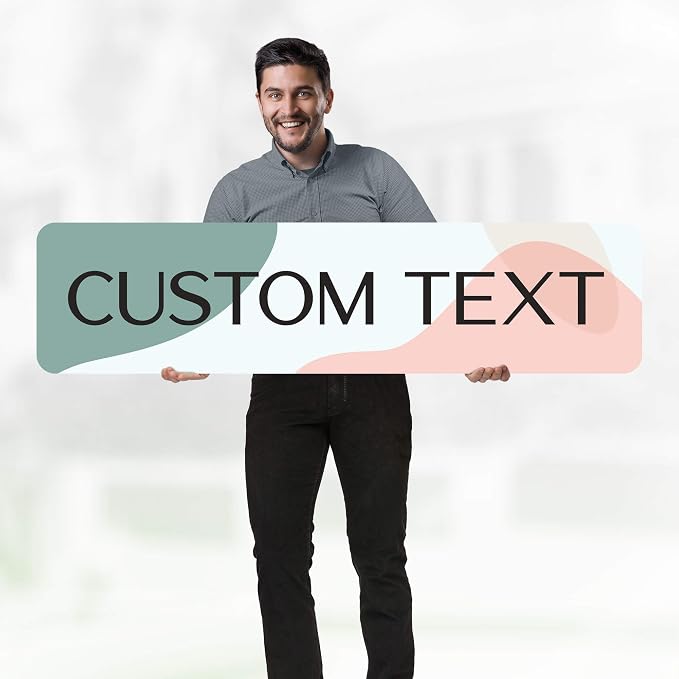 Custom Sign, Custom Street Sign, 11 Font Colors, 13 Font Styles, 4 Hole Options - Image 2