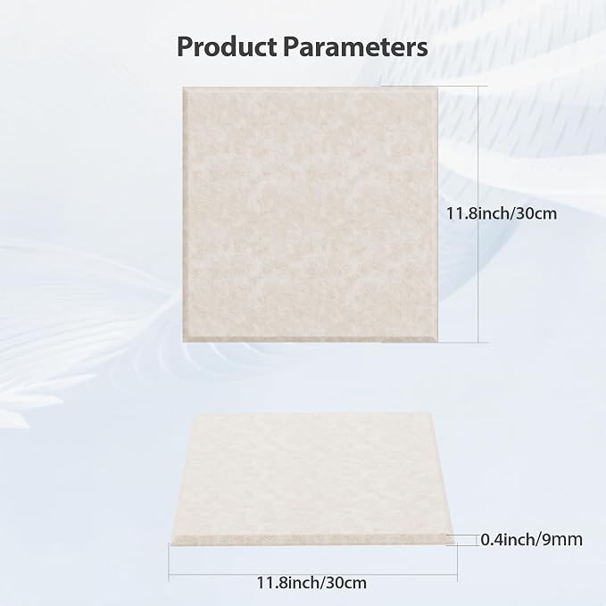 Amantech 12 Pack Acoustic Panels Self Adhesive Sound Proof Foam, High Density - Image 6