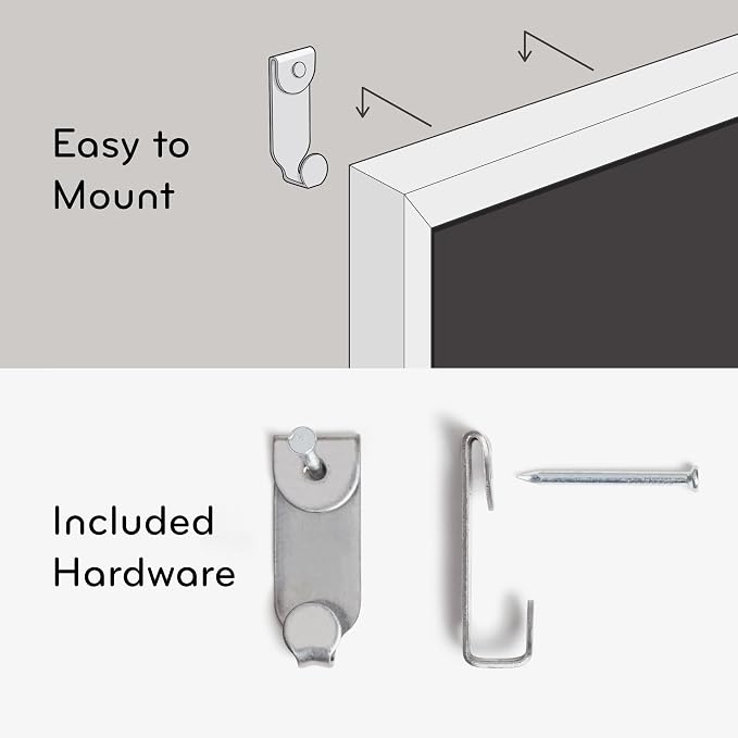 U Brands Magnetic Whiteboard 24" x 36", Wall Mounted White Board - Image 5
