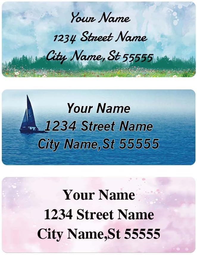 Personalized Address Labels by AWUSA