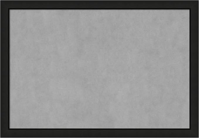 Amanti Art Black Framed Magnetic Board 27x39 Large Vision Board by AmantiArt