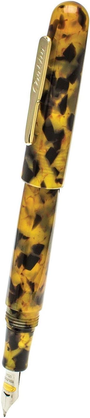 Conklin All American Fountain Pen in Tortoiseshell – Medium Nib, Vintage Design - Image 3