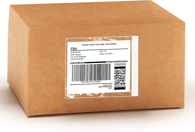9527 Product 4.5" x 5.5" Clear Adhesive Top Loading Packing List/Shipping Label - Image 7