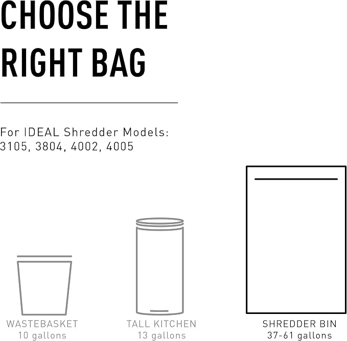 IDEAL Maintenance Bundle: AC0901H Gusseted Shredder Bags 40x14x48 Case 80 - Image 6