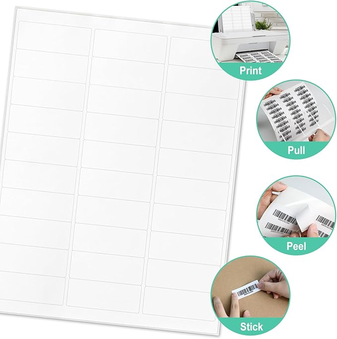 L LIKED Printable Address Labels, 900 Labels, 30 per Sheet, Mailing Labels - Image 6