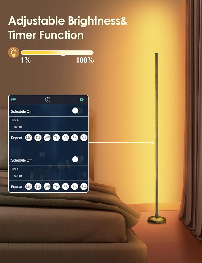 YIKBIK RGB Corner Floor Lamp - Image 8