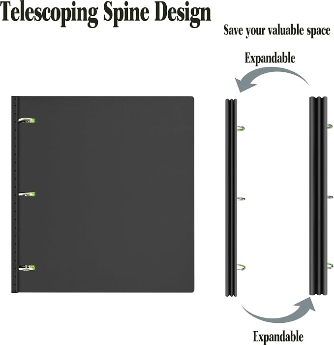 INFUN Telescoping 3 Ring Binder - Image 2