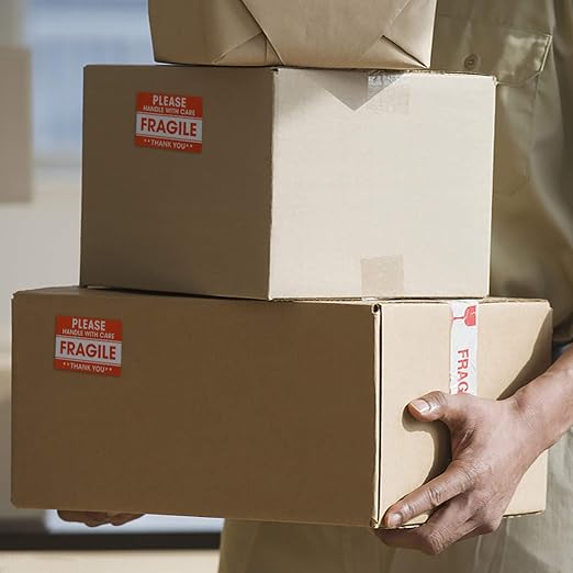 Methdic 2"x 3" Fragile Stickers 500 Labels Per Roll Strong Adhesive Labels - Image 6