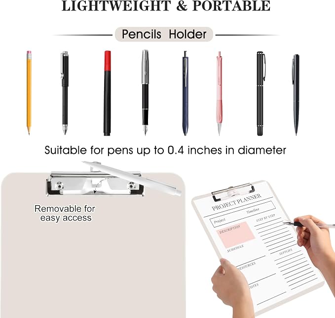 TFDLCG zm 2 PCS Plastic Clipboard - Image 2