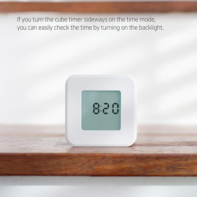 mooas Multi Clock Time Cube Timer, Alarm & Backlight Desk Productivity - Image 4