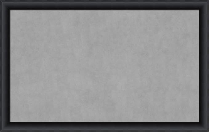 Amanti Art Black Framed Magnetic Board 27x43 Large Vision Board by AmantiArt