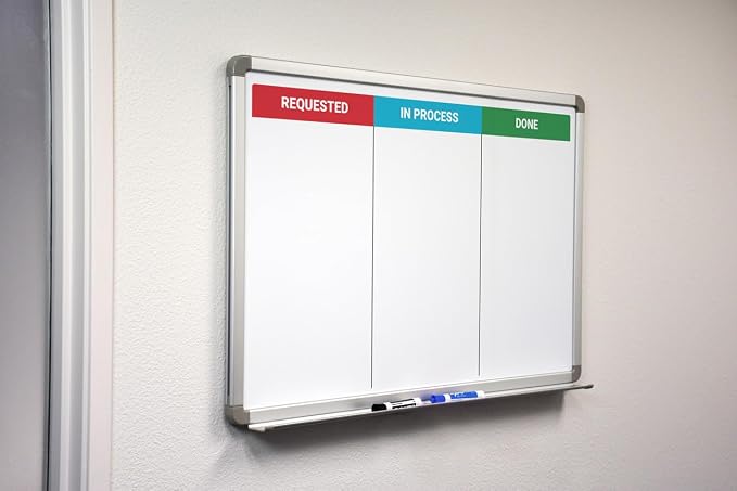 Kanban Whiteboard 36" x 24" - Image 2