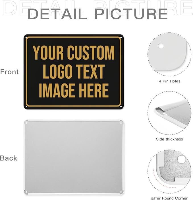 Custom Signs Outdoor Metal Sign Customized Sign - Image 7