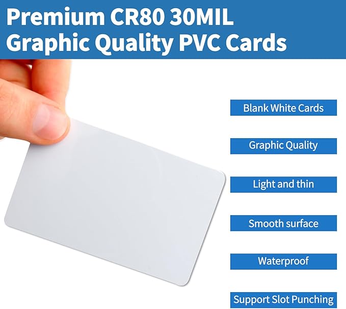 25 Pack - Premium Blank PVC Cards - Image 3